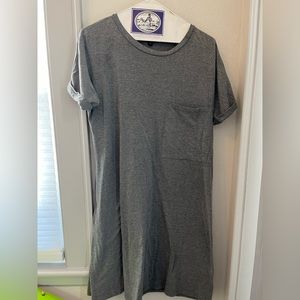 Roolee Grey Tshirt Nursing Dress